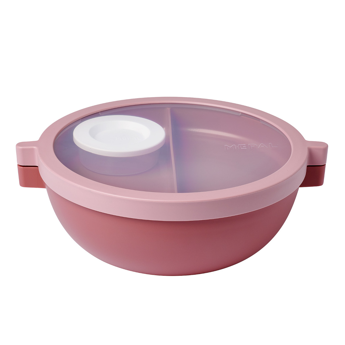 Miska Lunch Box z pokrywką i dodatkowym pojemnikiem Vita Vivid Mauve 105830078700